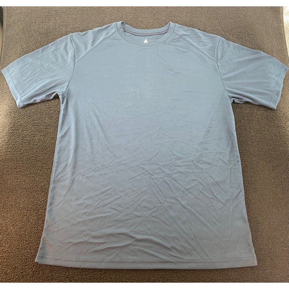 BSNSports Performance Apparel T Shirt Gray Short Sleeve Crew‎ Neck Mens Medium